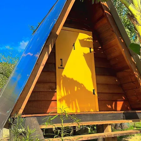 Glamping Casal - Mini Chale Mobiliado Com Colchao Casal Roupa De Cama Travesseiros - Rancho Perene Estacao Rural Hotel Jaragua do Sul Exterior photo