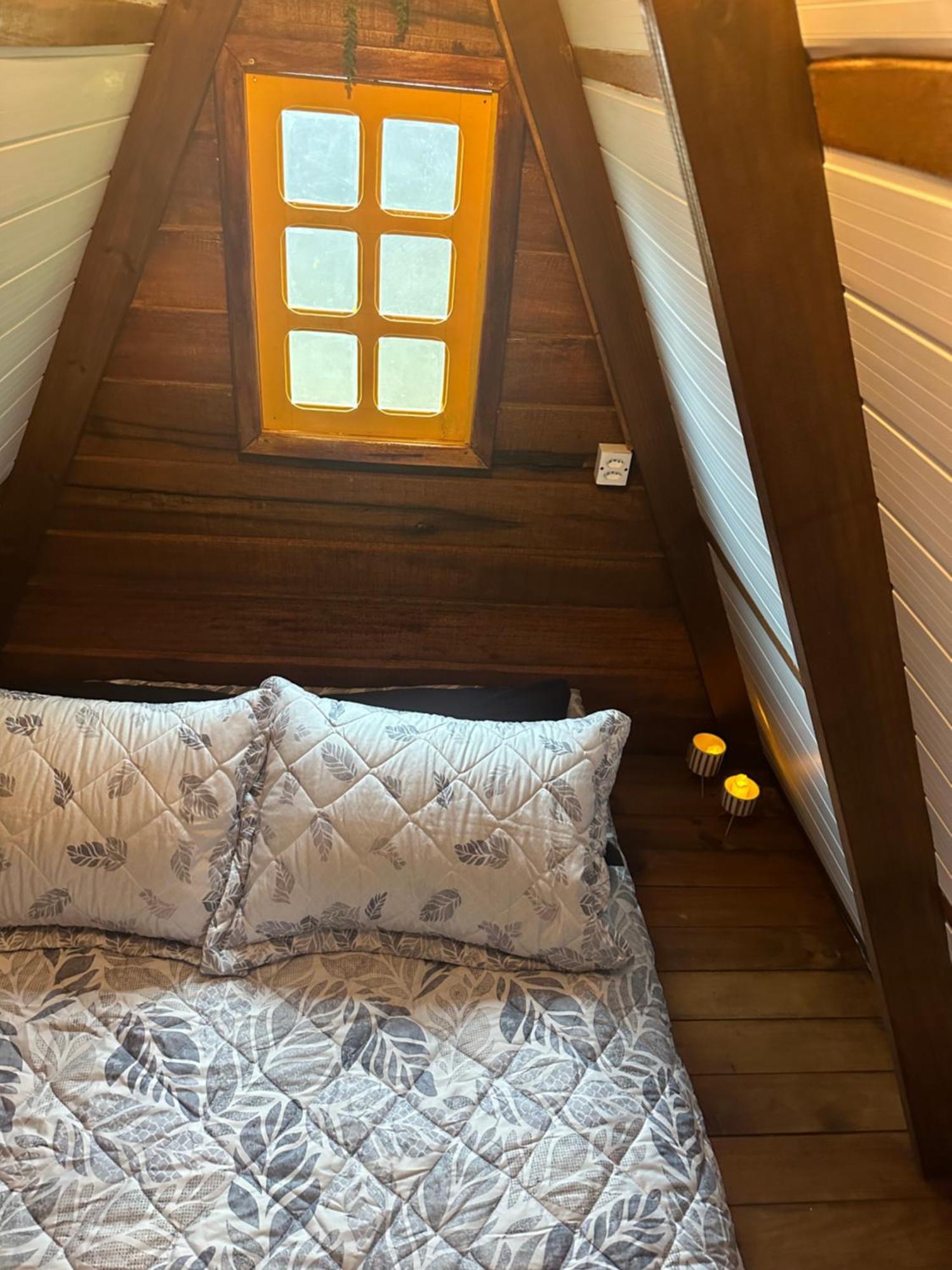 Campsite Glamping Casal - Mini Chale Mobiliado Com Colchao Casal Roupa De Cama Travesseiros - Rancho Perene Estacao Rural Jaragua do Sul